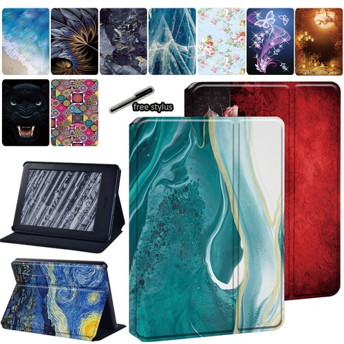 Folding leather stand cover - leather,