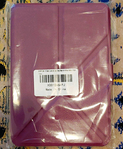 Purple synthetic leather - synthetic,