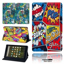 Graffiti Leather Stand Cover