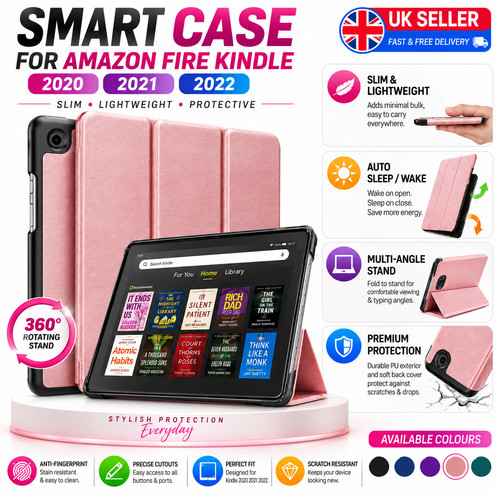 Leather smart case for amazon - case,