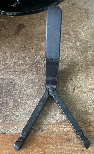 Portable black fold stand - fold-up,