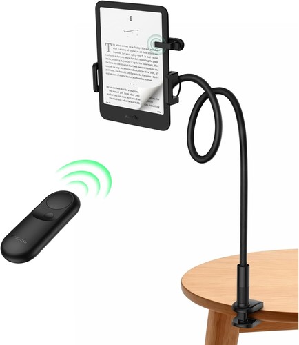 Gooseneck kindle holder remote - holder,