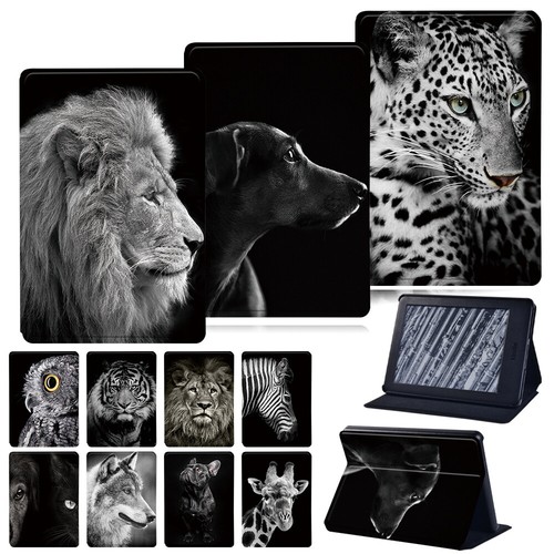 Animal leather tablet stand - leather,